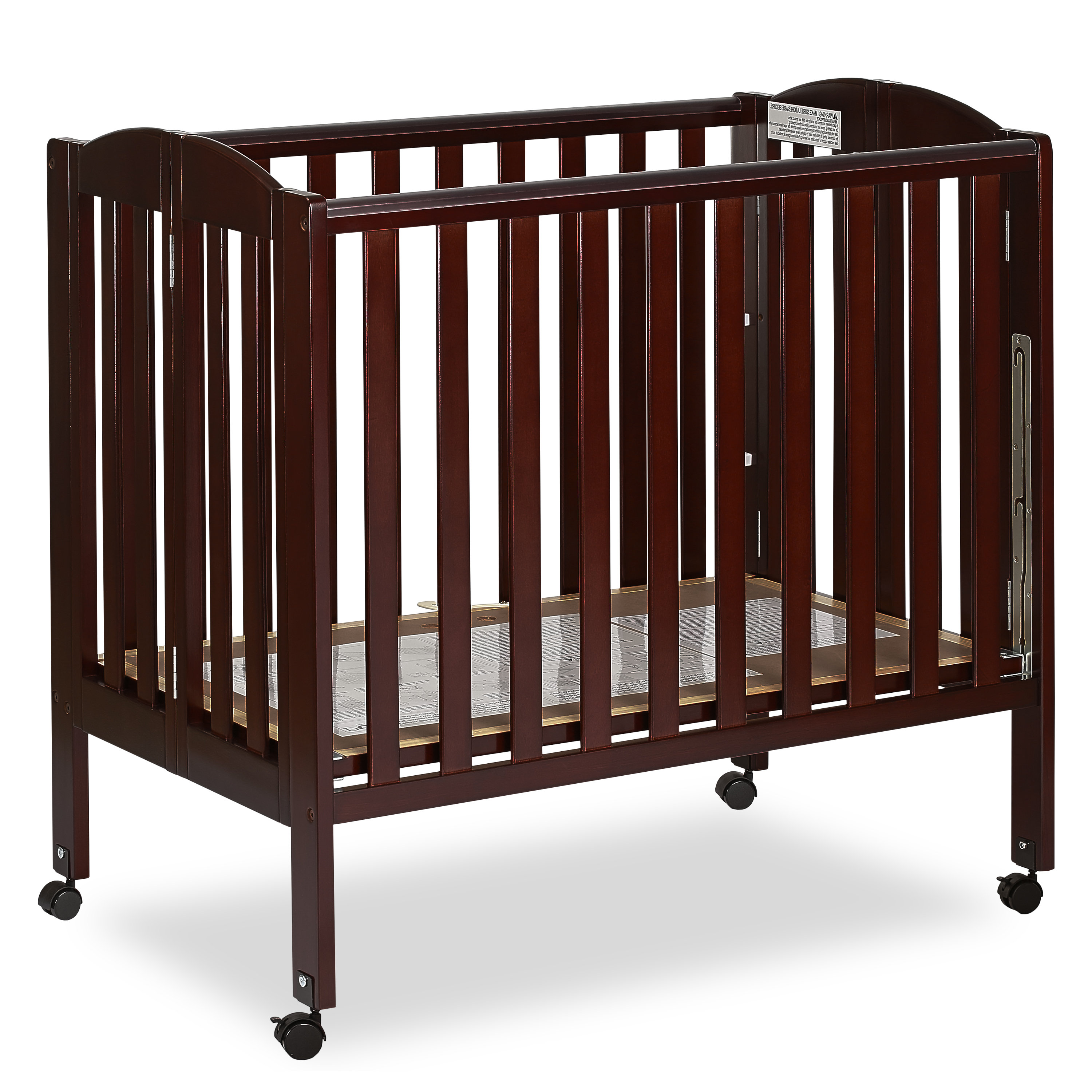 Dream On Me 3 in 1 Folding Portable Crib Cherry